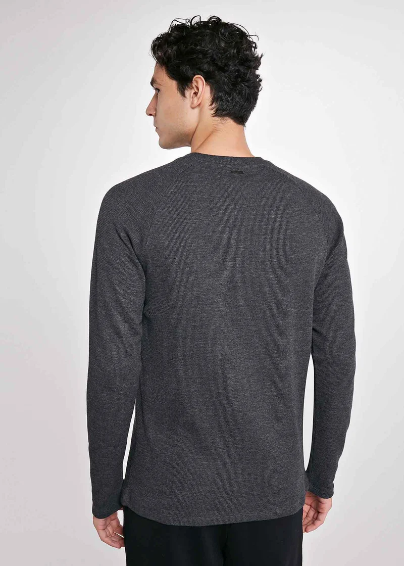 T-shirt Homem Manga Longa Quadrile