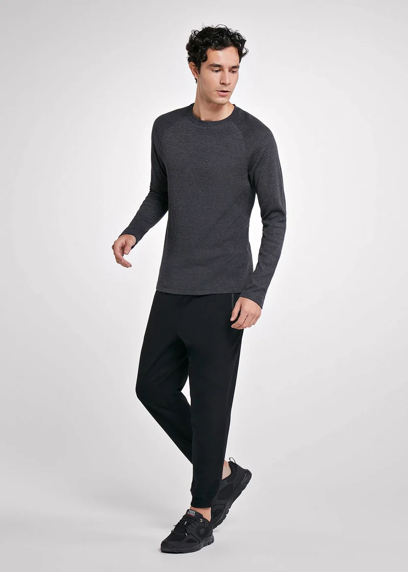 T-shirt Homem Manga Longa Quadrile