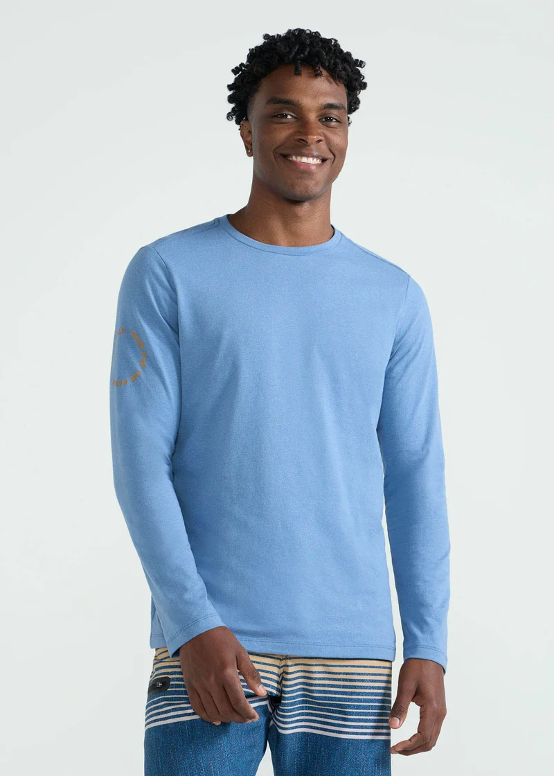 T-shirt Homem Manga Longa Silk Jeans