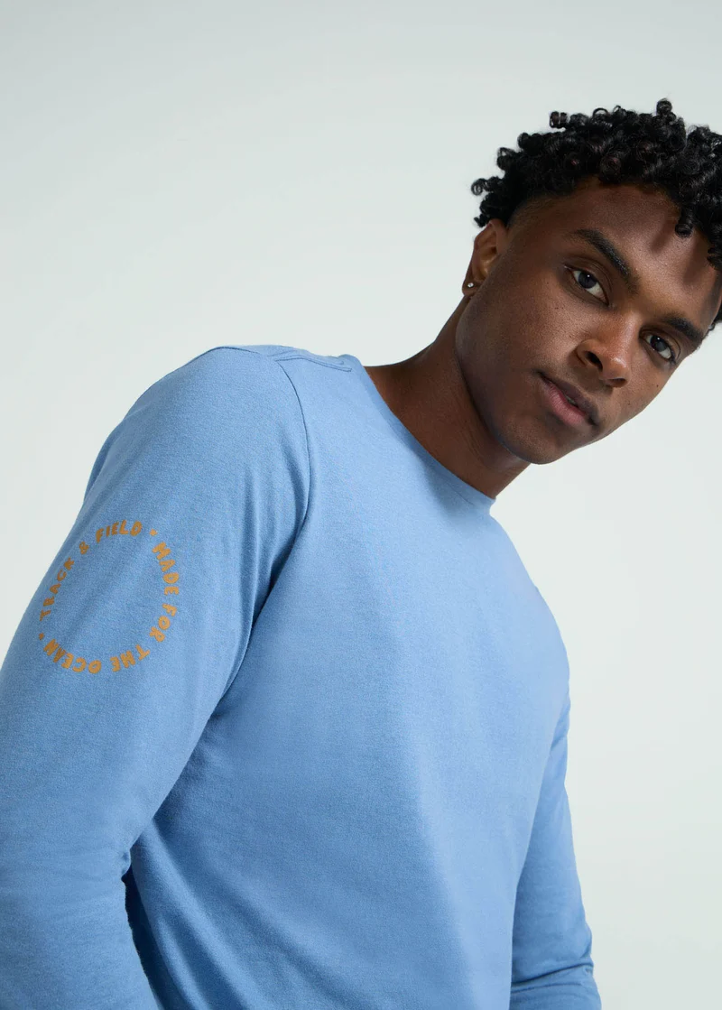 T-shirt Homem Manga Longa Silk Jeans