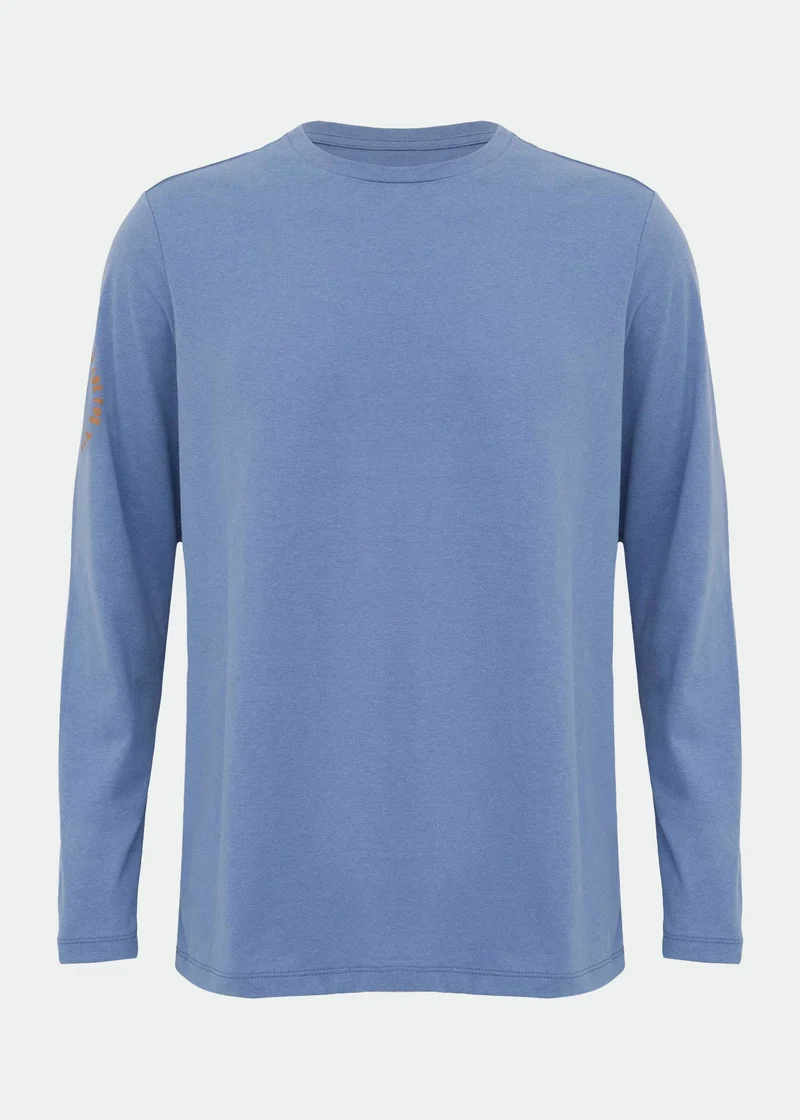 T-shirt Homem Manga Longa Silk Jeans