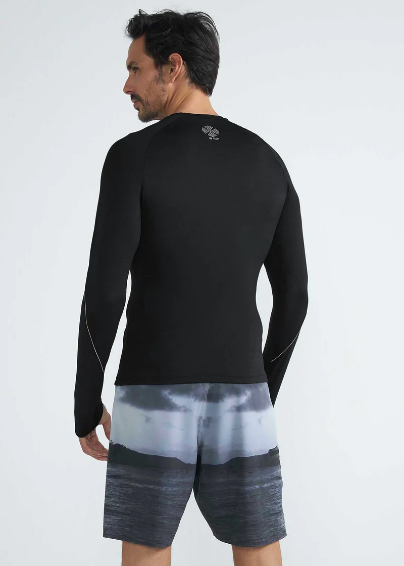 T-shirt Homem Manga longa Surf Uv