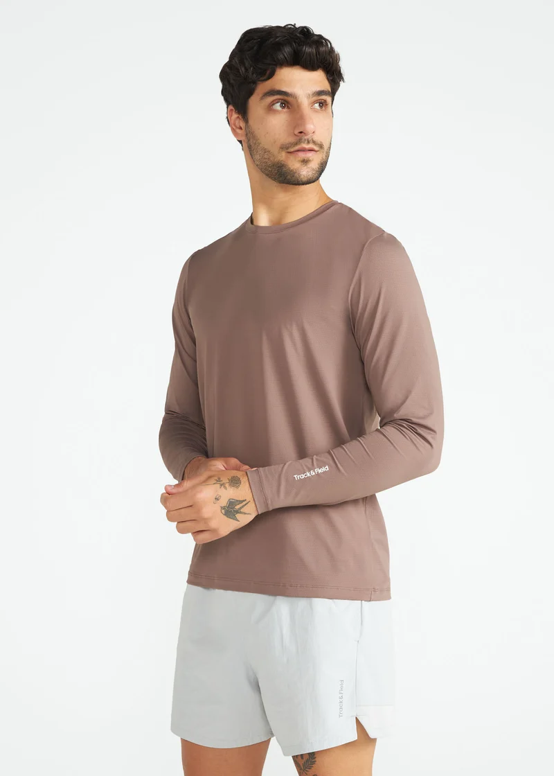 T-shirt Homem Manga Longa Uv Mesh