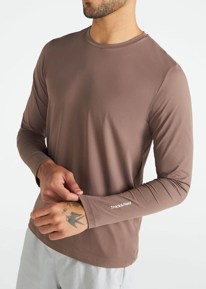 T-shirt Homem Manga Longa Uv Mesh