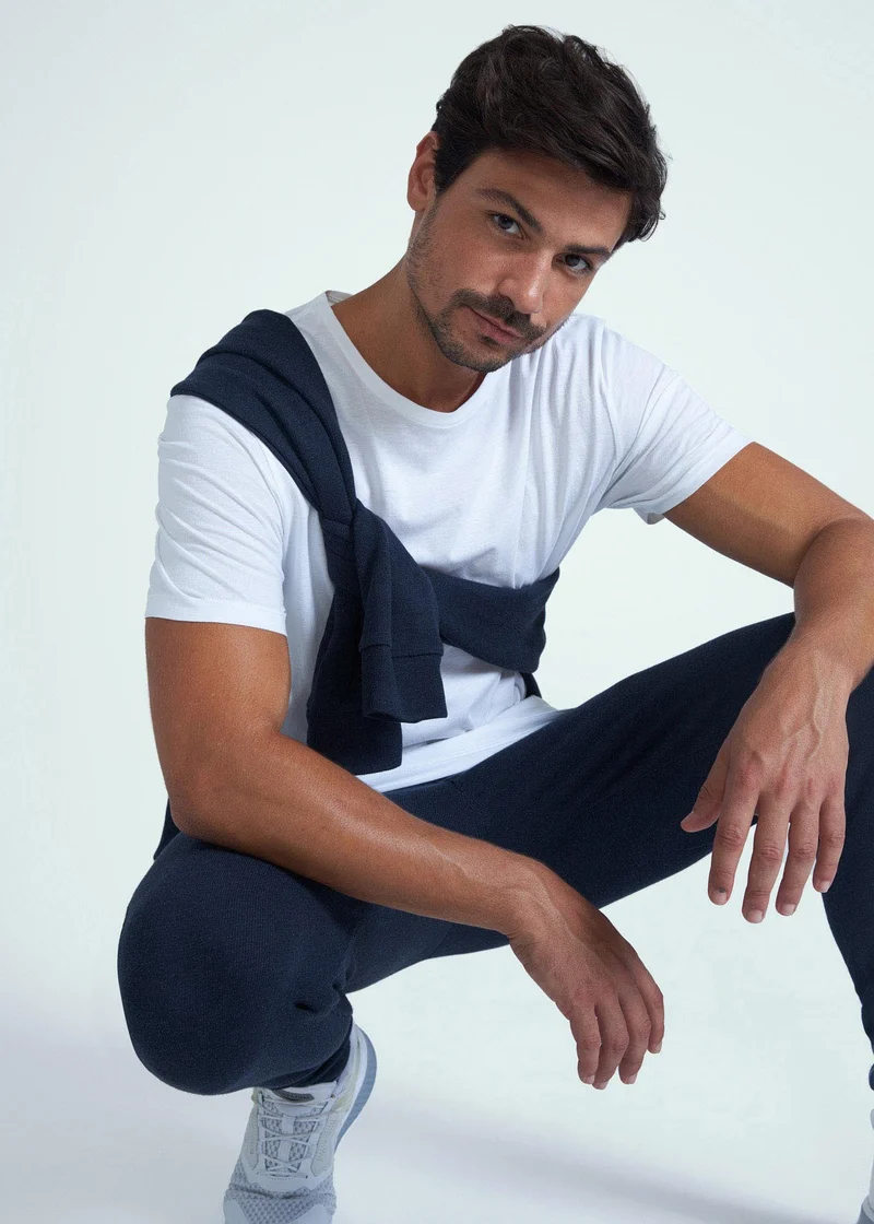 T-shirt Homem Manga Curta Pima