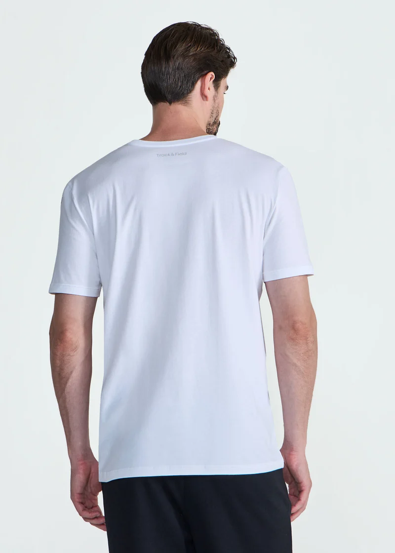 T-shirt Homem Manga Curta Stretch Pima