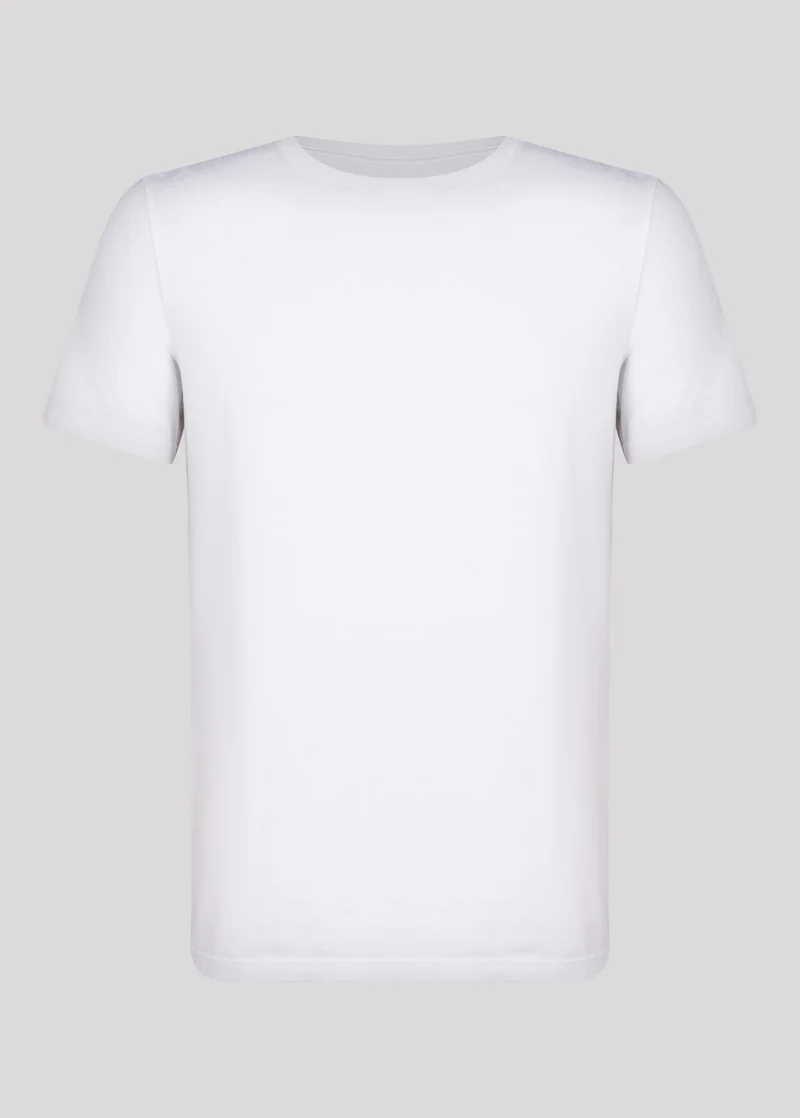 T-shirt Homem Manga Curta Stretch Pima