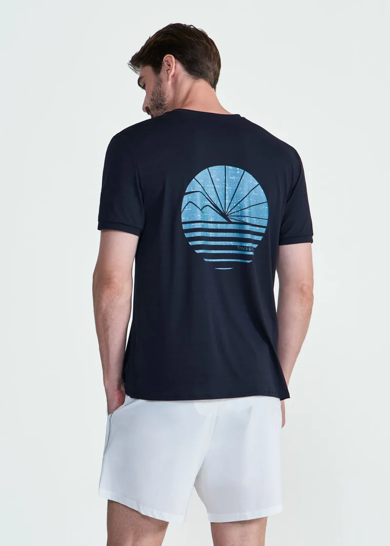 T-shirt Homem Manga Curta Thermodry Amanhecer