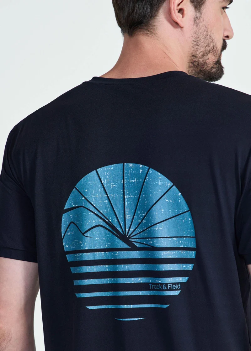 T-shirt Homem Manga Curta Thermodry Amanhecer