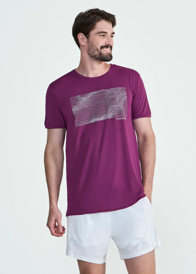 T-shirt Homem Manga Curta Thermodry Relevo
