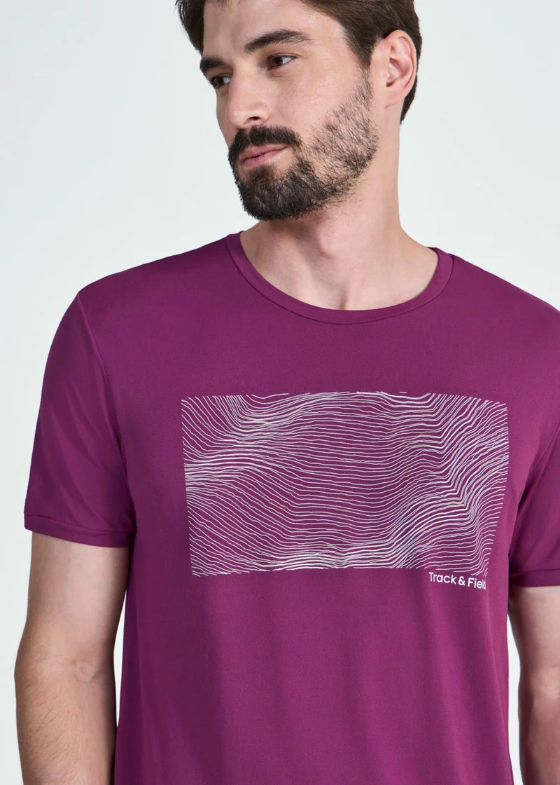 T-shirt Homem Manga Curta Thermodry Relevo
