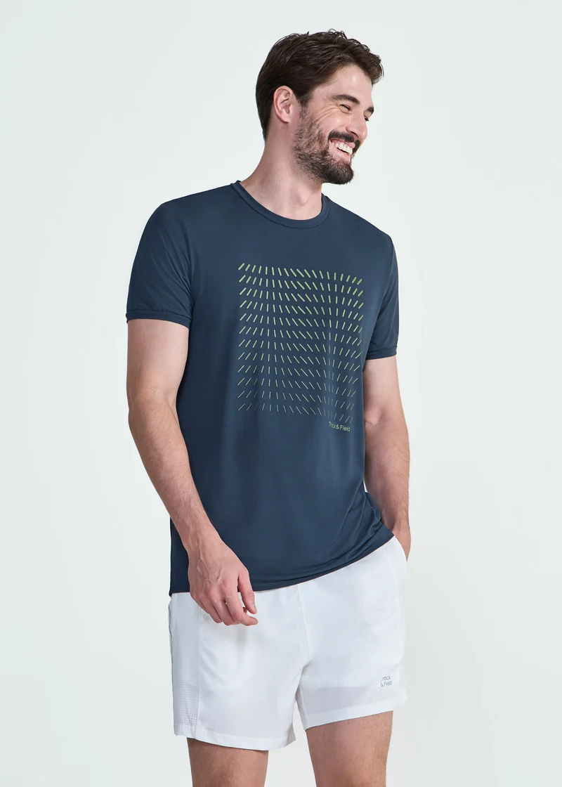 T-shirt Homem Manga Curta Thermodry Riscos