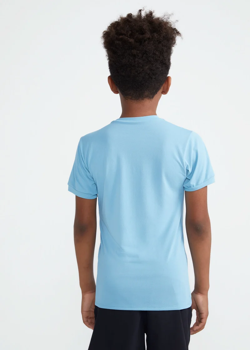 T-Shirt Infantil Homem Manga Curta Thermodry Praia