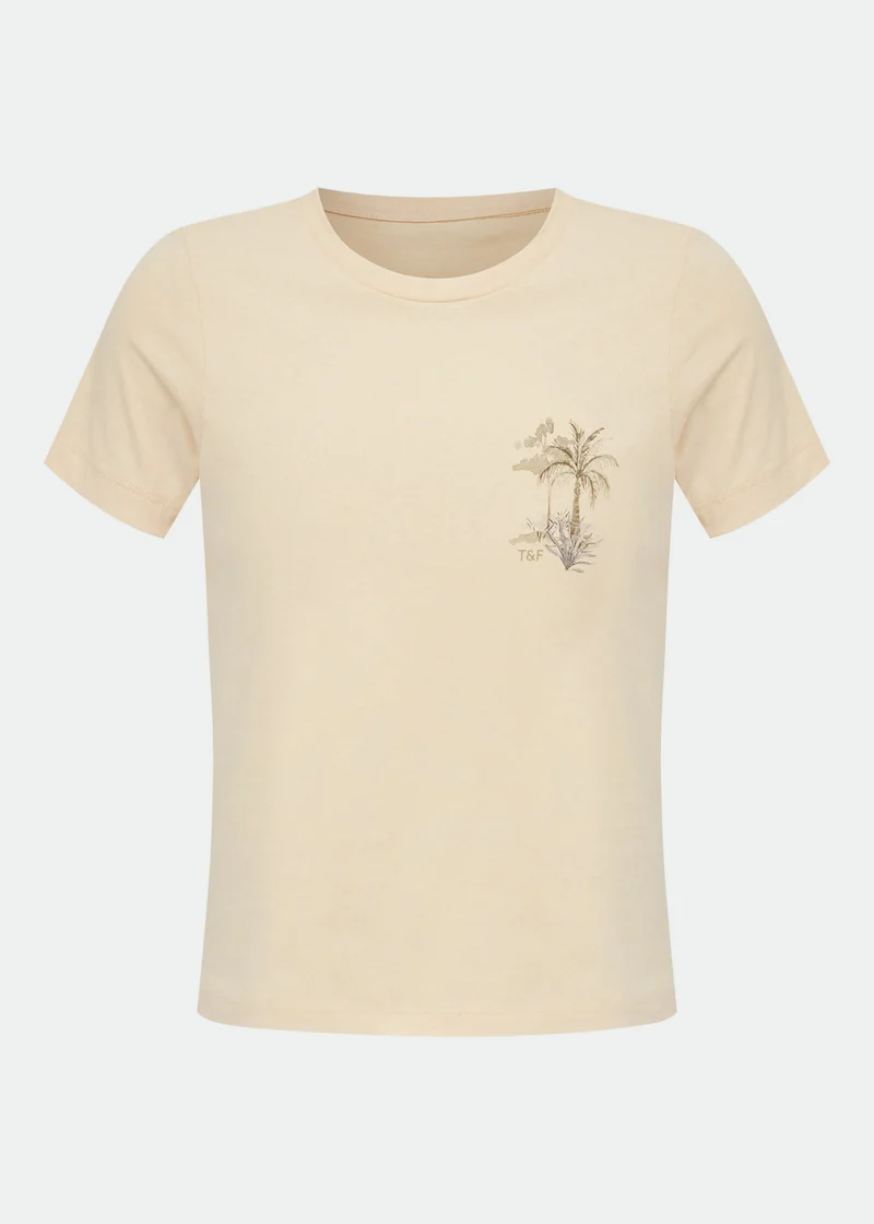T-Shirt Infantil Homem Manga Curta Selva