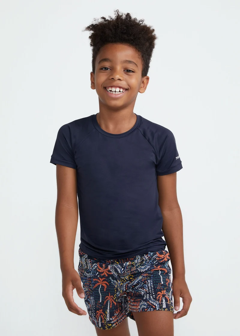 T-Shirt Infantil Unissex Manga Curta Uv