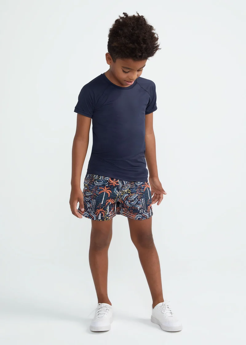 T-Shirt Infantil Unissex Manga Curta Uv