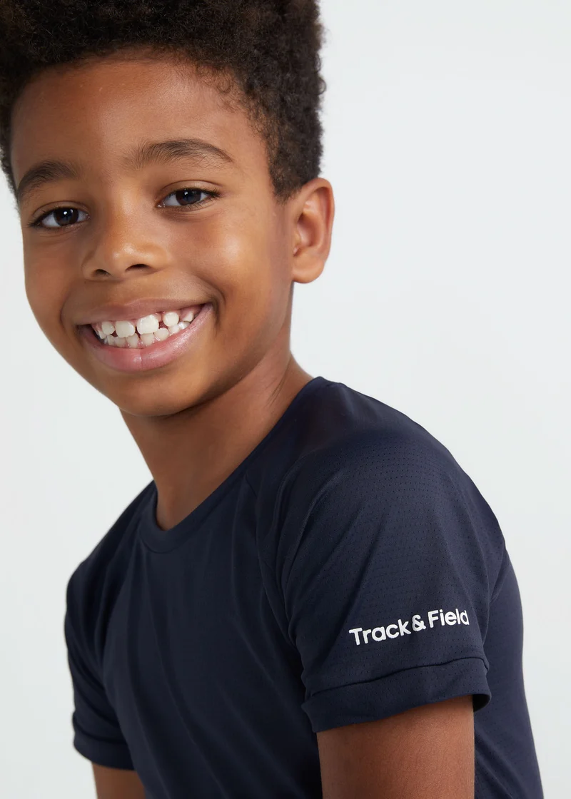 T-Shirt Infantil Unissex Manga Curta Uv