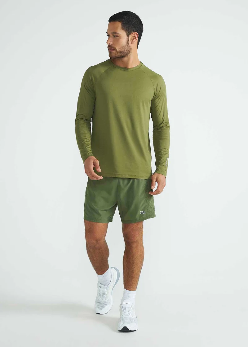 T-Shirt Homem Manga Longa Uv Mesh