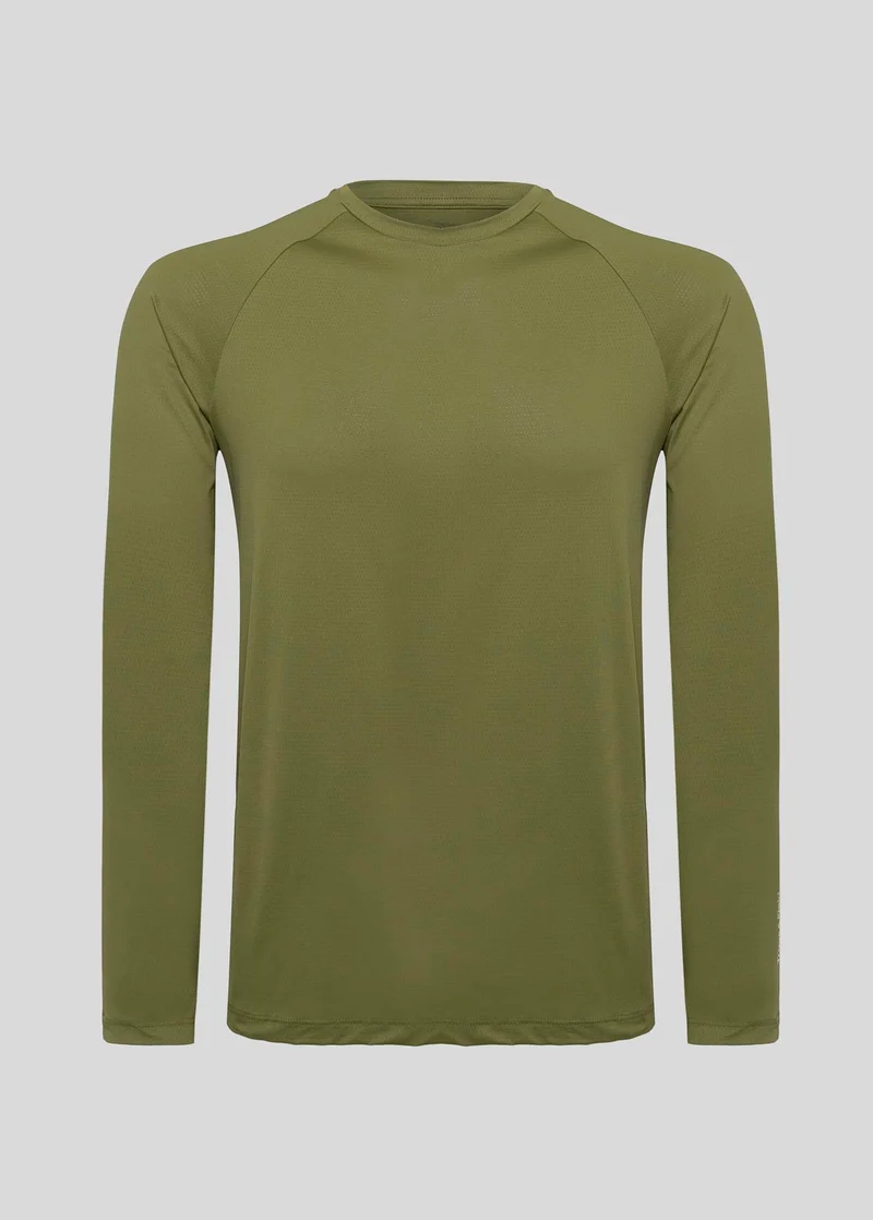 T-Shirt Homem Manga Longa Uv Mesh