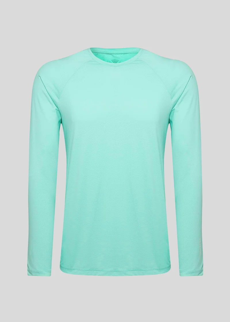 T-Shirt Homem Manga Longa Uv Mesh