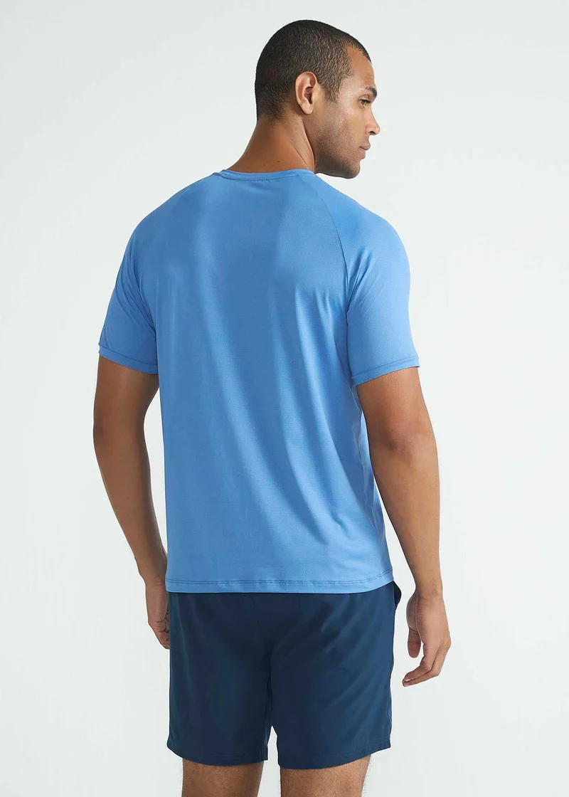 T-shirt Homem Manga Curta UV Mesh