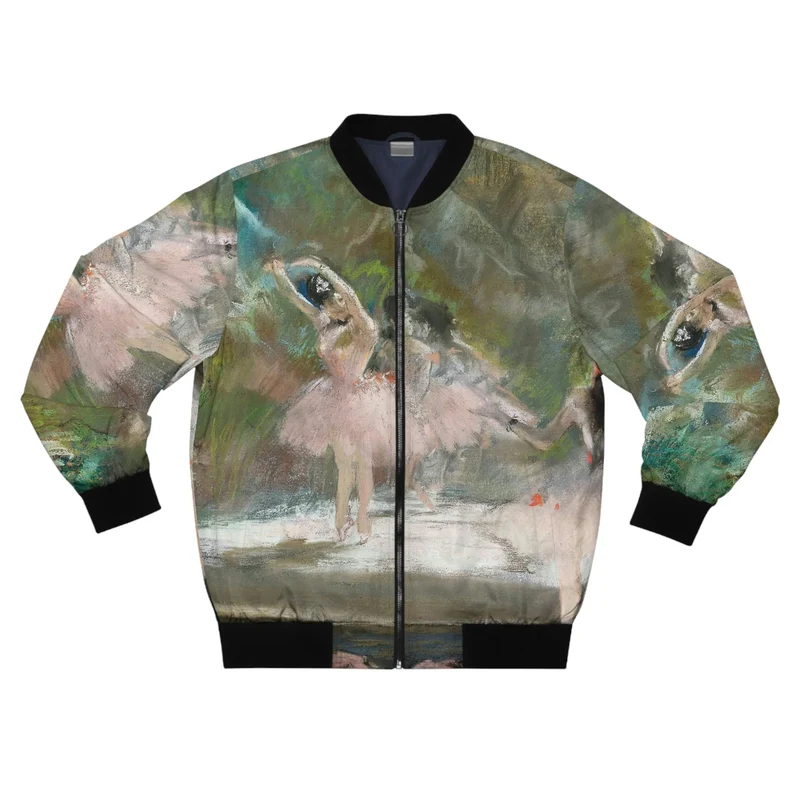 Ballet at the Paris Opera Edgar Degas Art Bomber Jacket