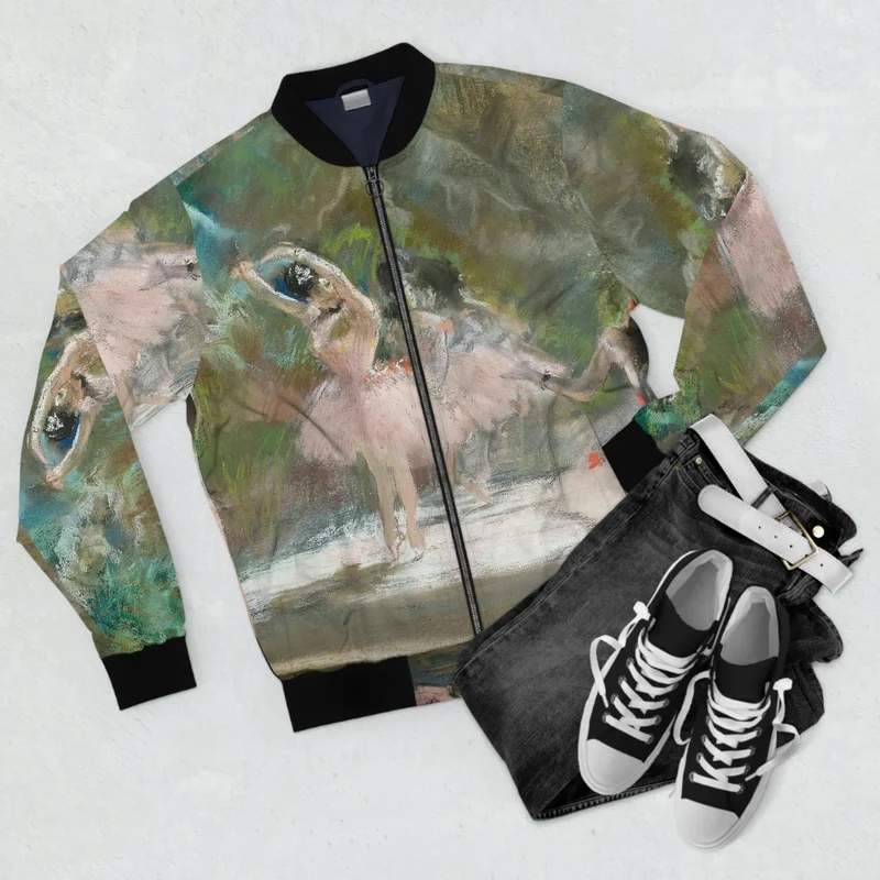 Ballet at the Paris Opera Edgar Degas Art Bomber Jacket