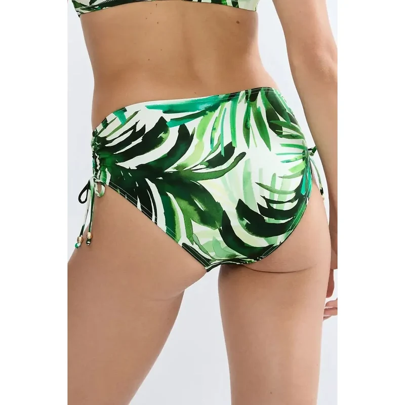 Bas Bikini Élegant Confort Ajustable Été Tissu Recyclé Summer Palm