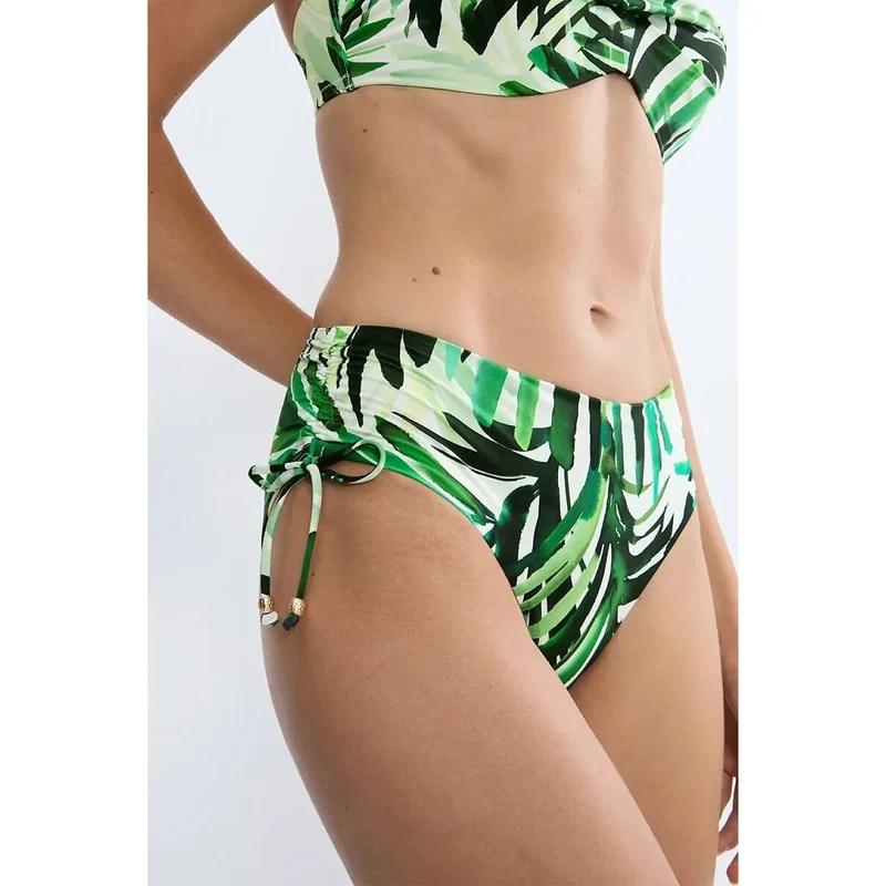 Bas Bikini Élegant Confort Ajustable Été Tissu Recyclé Summer Palm