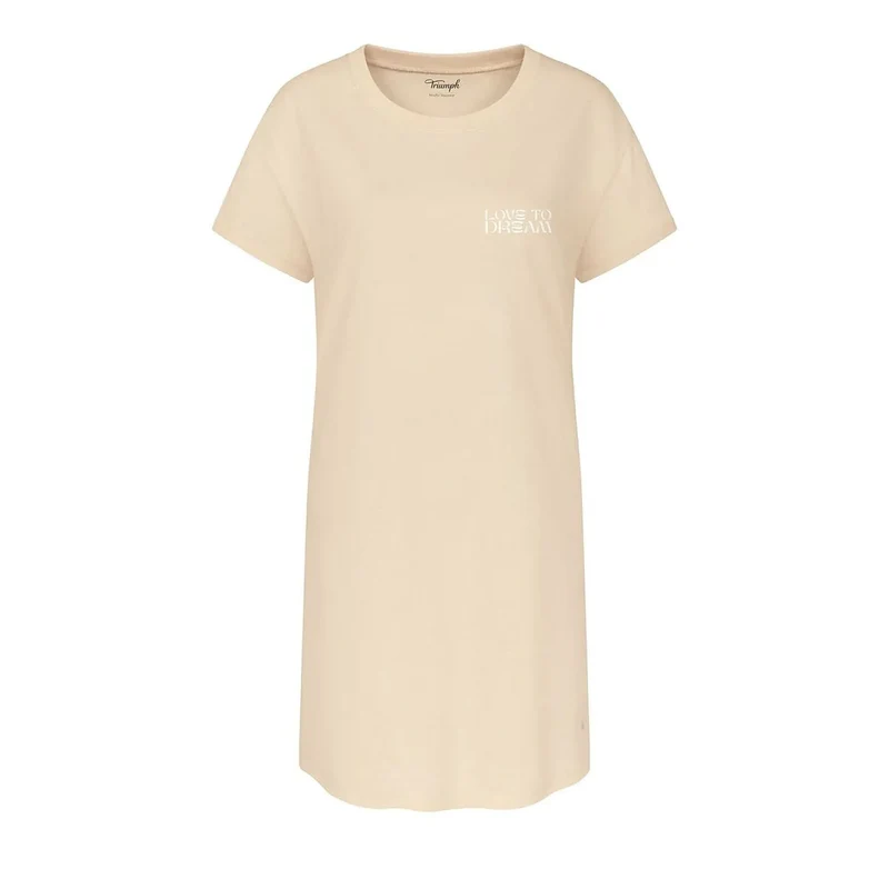 Chemise de nuit femme manches courtes coton léger élégance moderne confort nuit