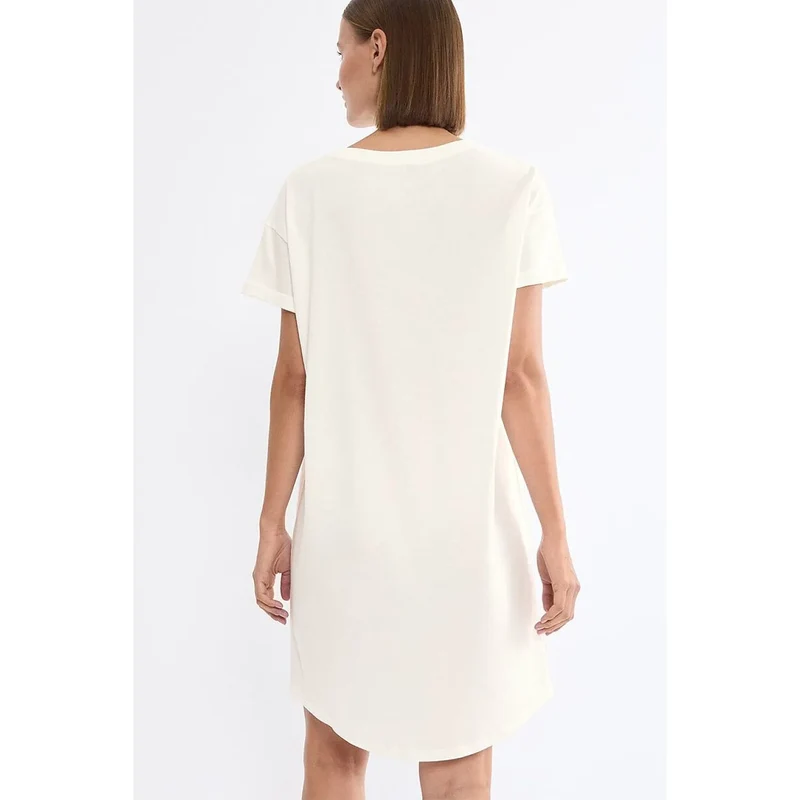 chemise de nuit femme manches courtes coton confort élégant NIGHTDRESSES 10221117-00GZ