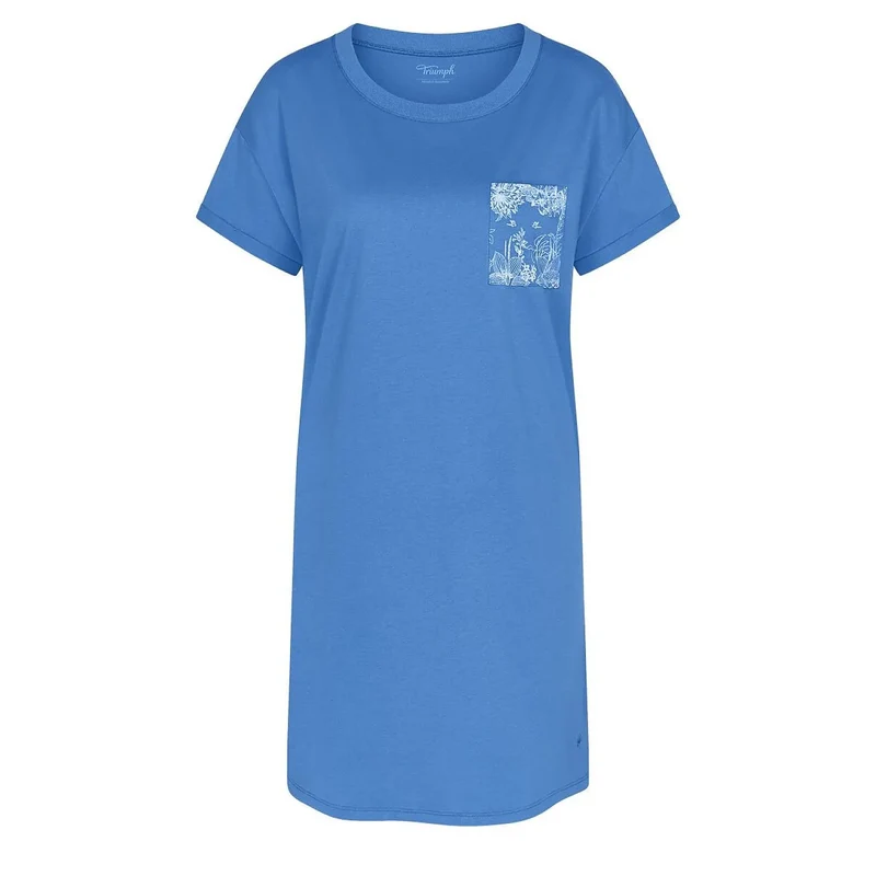 Chemise de nuit femme moderne décontractée coton doux côtelé NIGHTDRESSES 10225066-005J