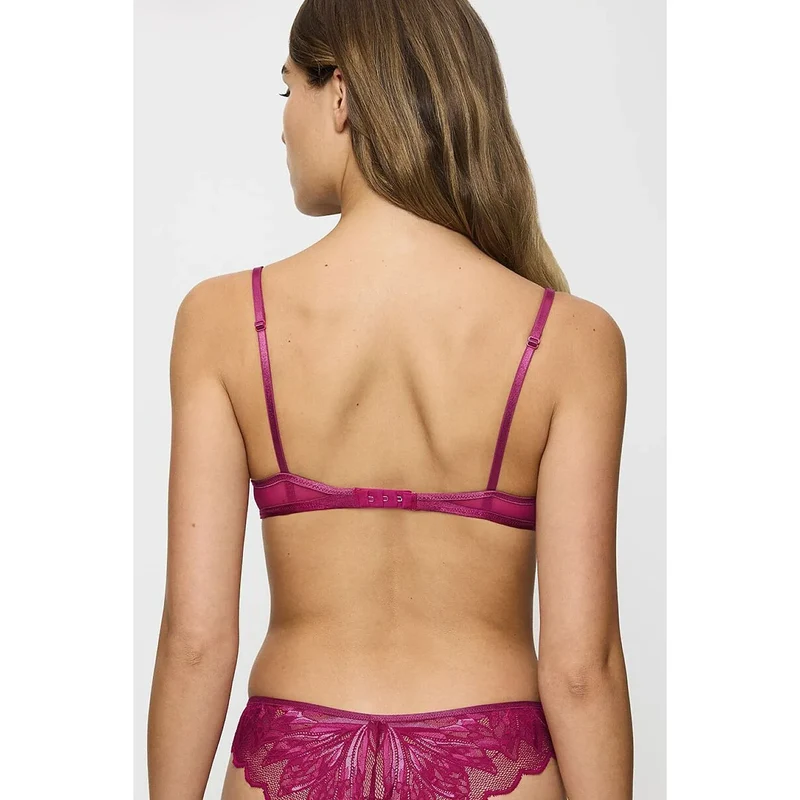 Soutien-gorge push-up dentelle italienne romantique confort optimal femmes