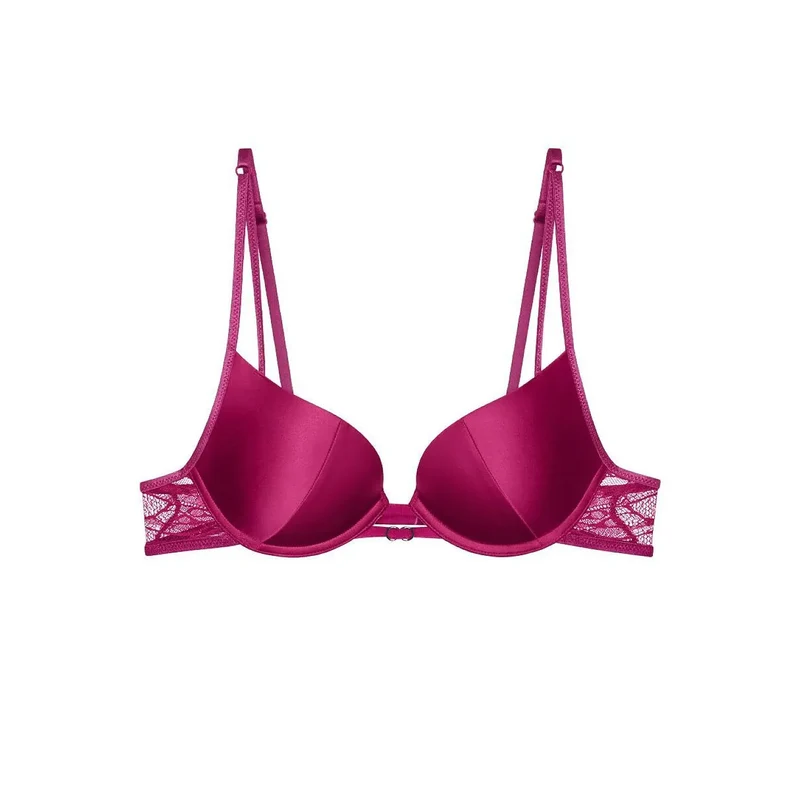 Soutien-gorge push-up dentelle italienne romantique confort optimal femmes