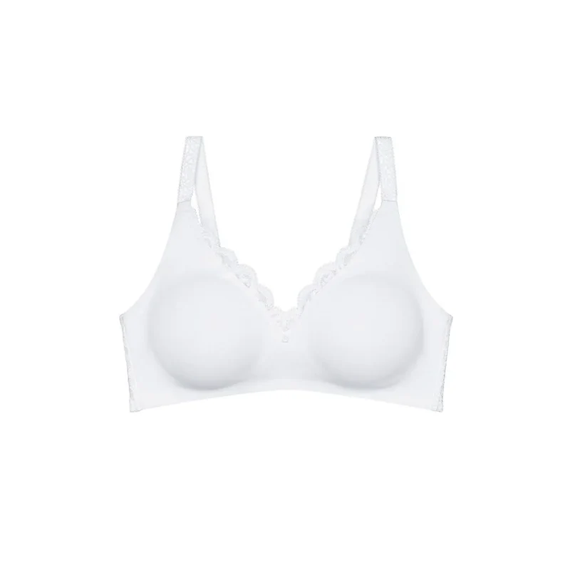 Soutien-gorge minimiseur élégant confort fibre LYCRA bretelles jacquard dentelle