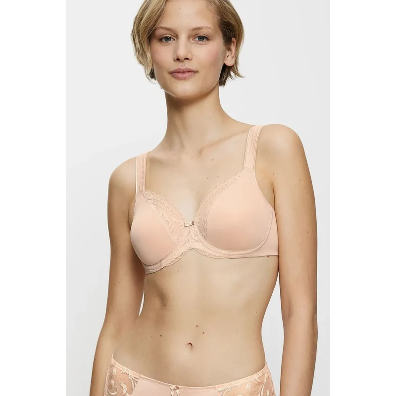 Soutien-gorge dentelle coton confort moderne maintien invisible Triumph