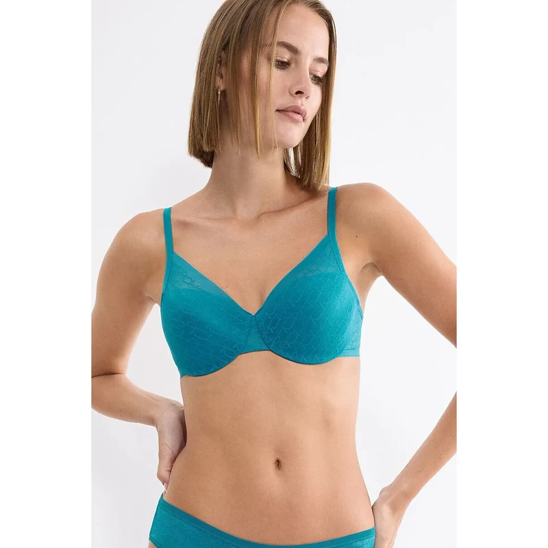 Soutien-gorge rembourré invisible dentelle élégante maintien quotidien femmes