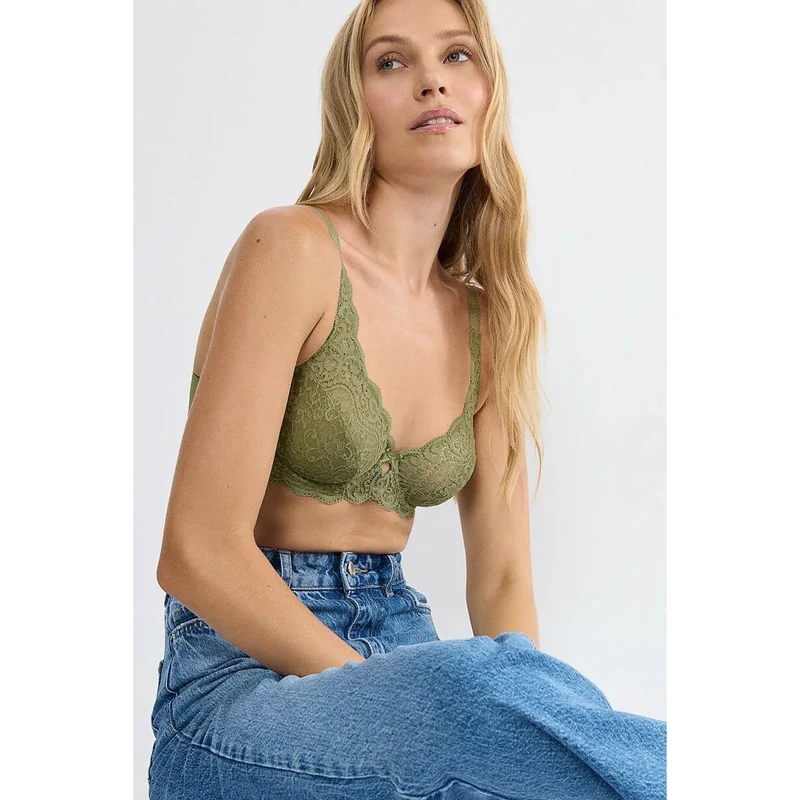 Soutien-gorge dentelle fleurie Amourette confort armatures ajustables Triumph