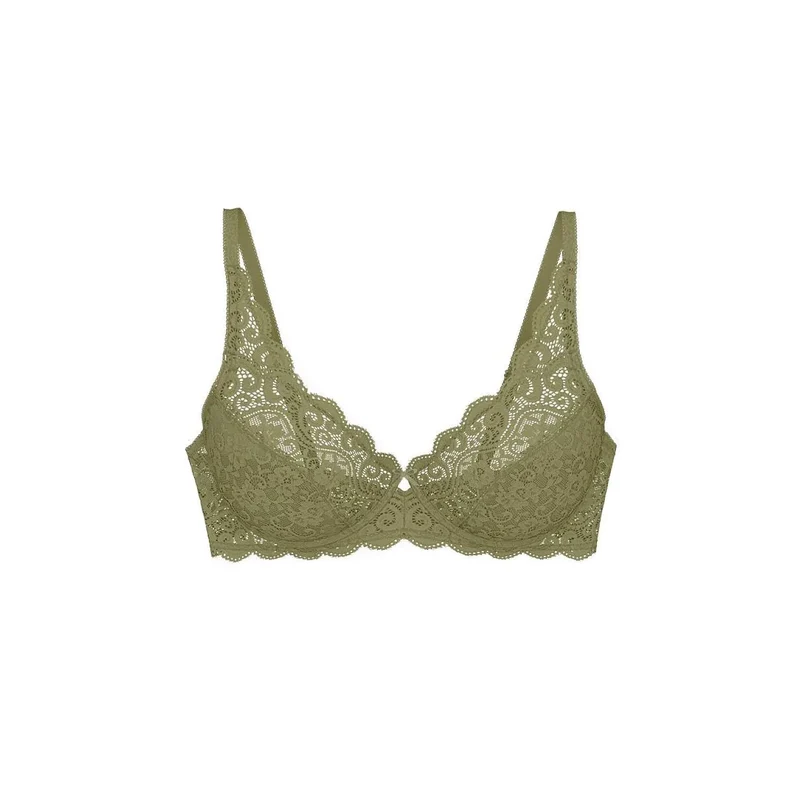 Soutien-gorge dentelle fleurie Amourette confort armatures ajustables Triumph