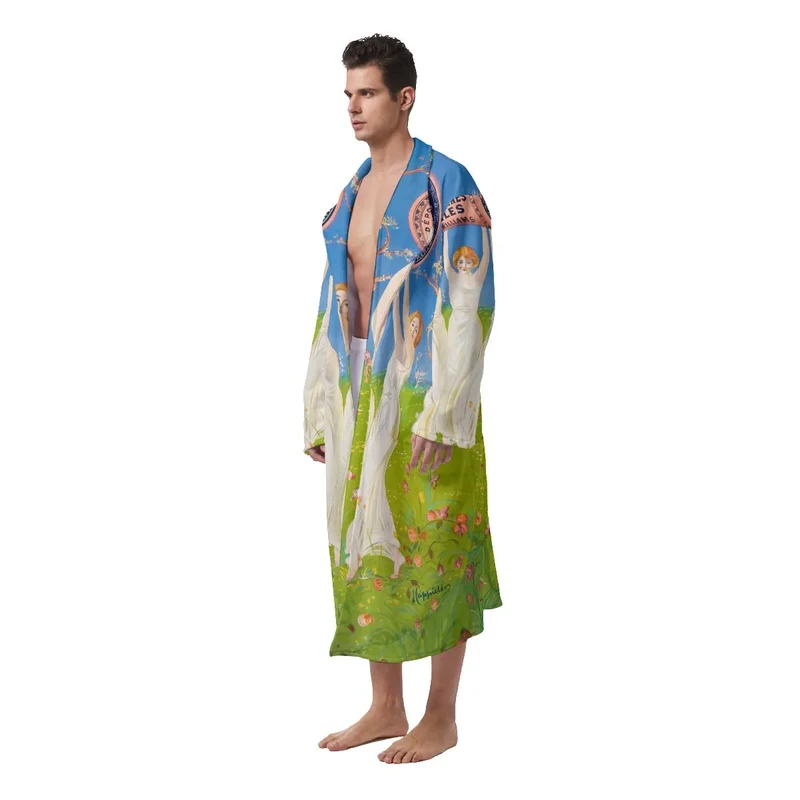 Pink Pills for Pale People Art Heavy Fleece Robe