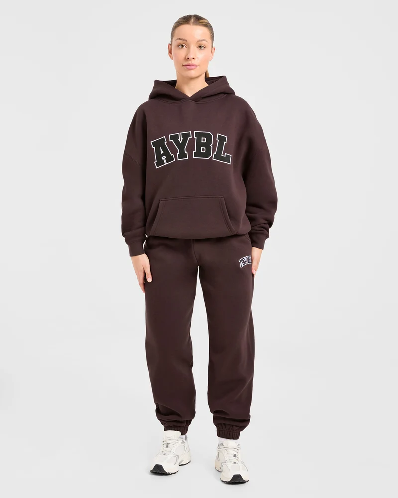 Varsity 2.0 Oversized Joggers - Cocoa Brun