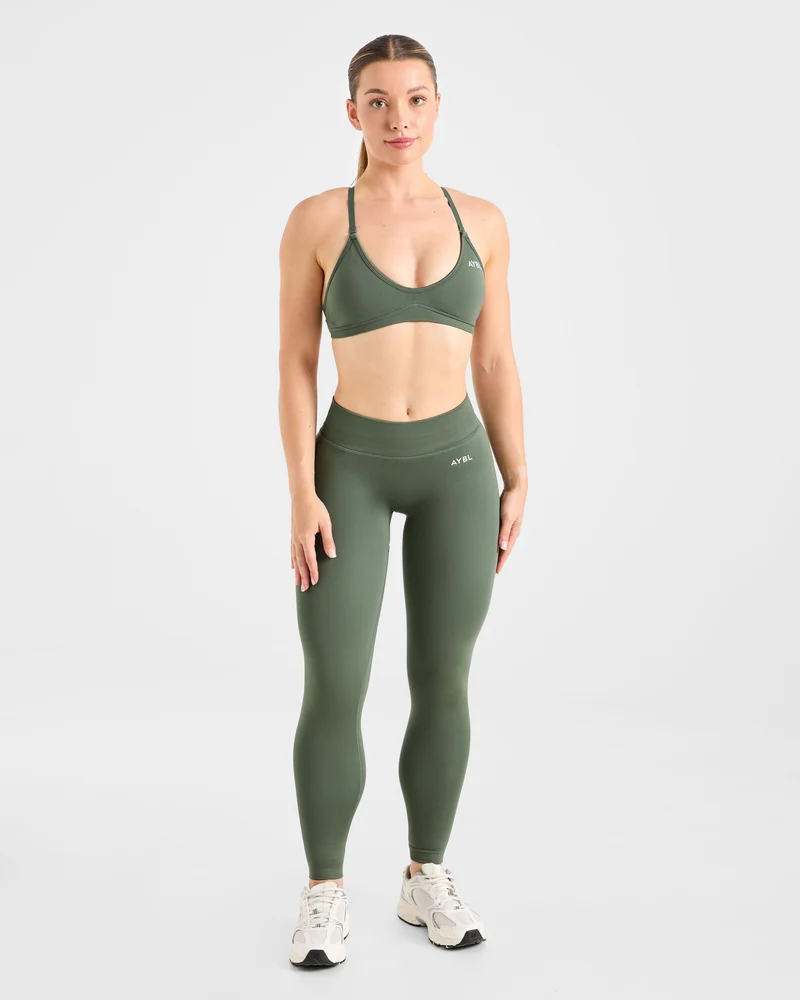 Adapt Seamless Strappy Sports Bra - Vert