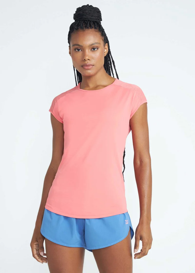 T-shirt Mulher Manga Curta Balance
