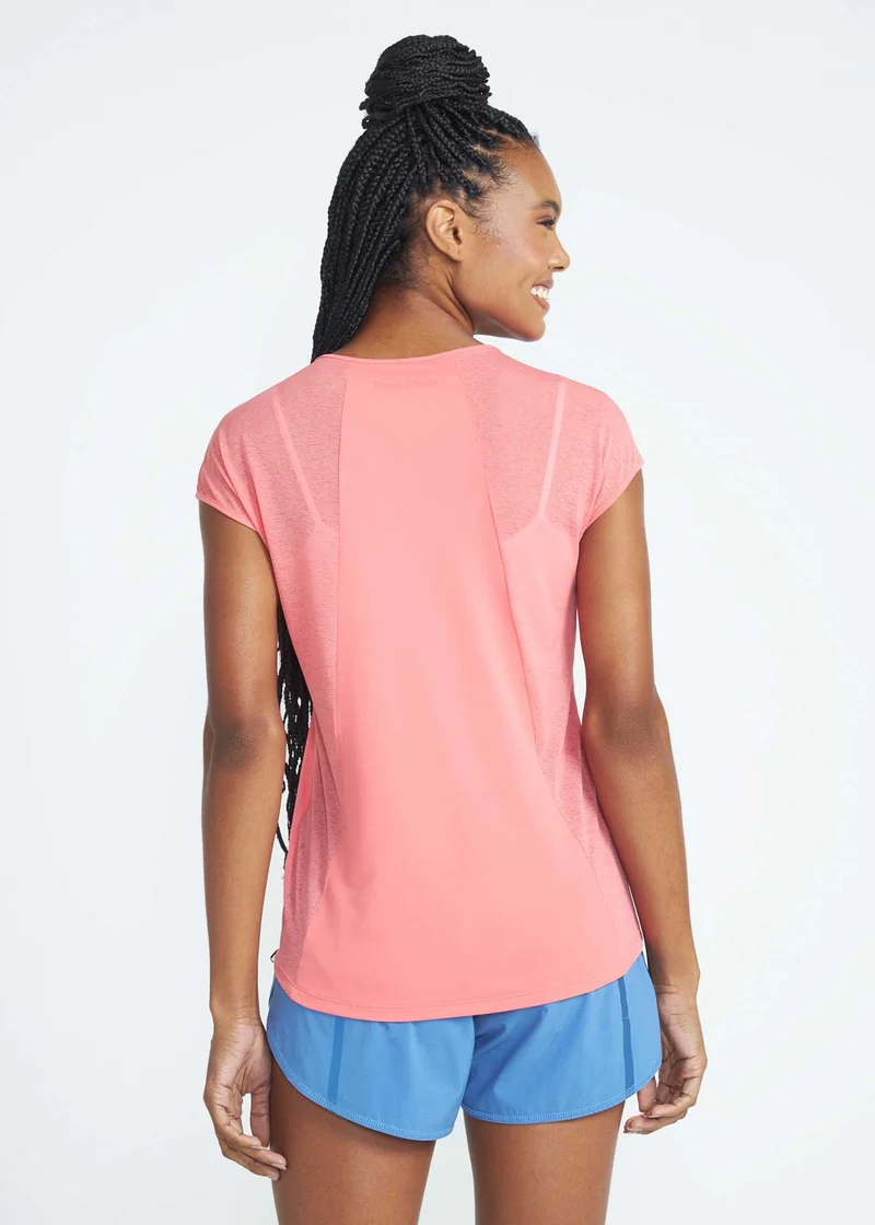 T-shirt Mulher Manga Curta Balance