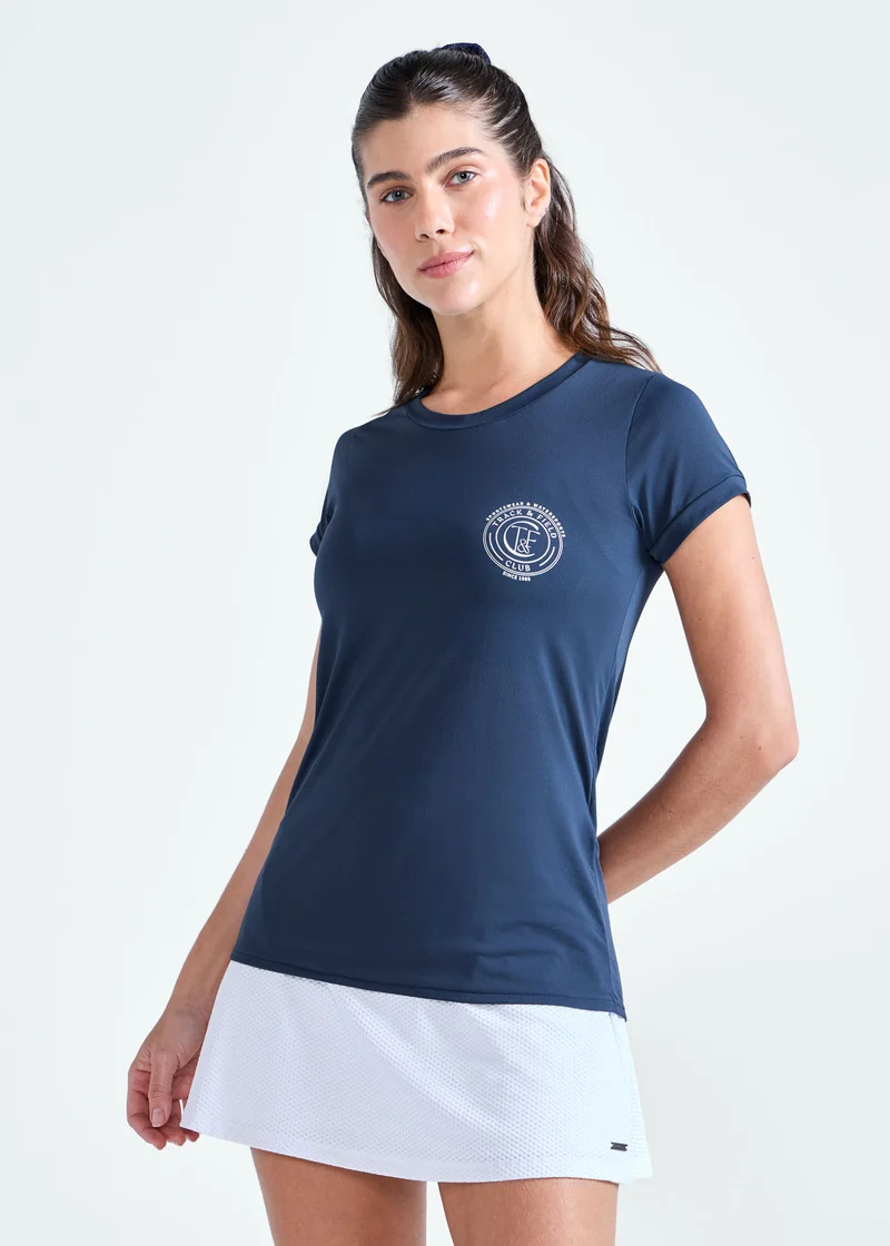 T-Shirt Mulher Manga Curta Thermodry Club