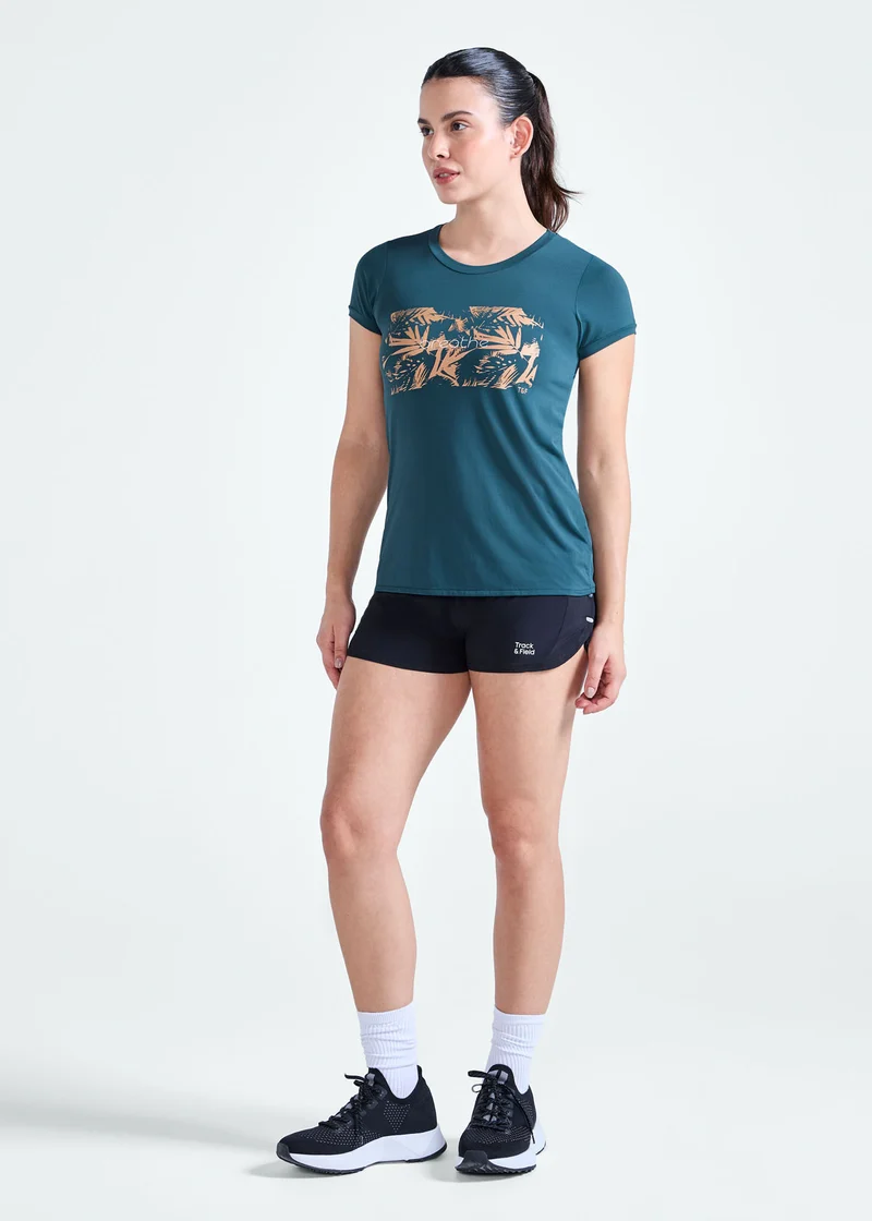 T-Shirt Mulher Manga Curta Thermodry Breath