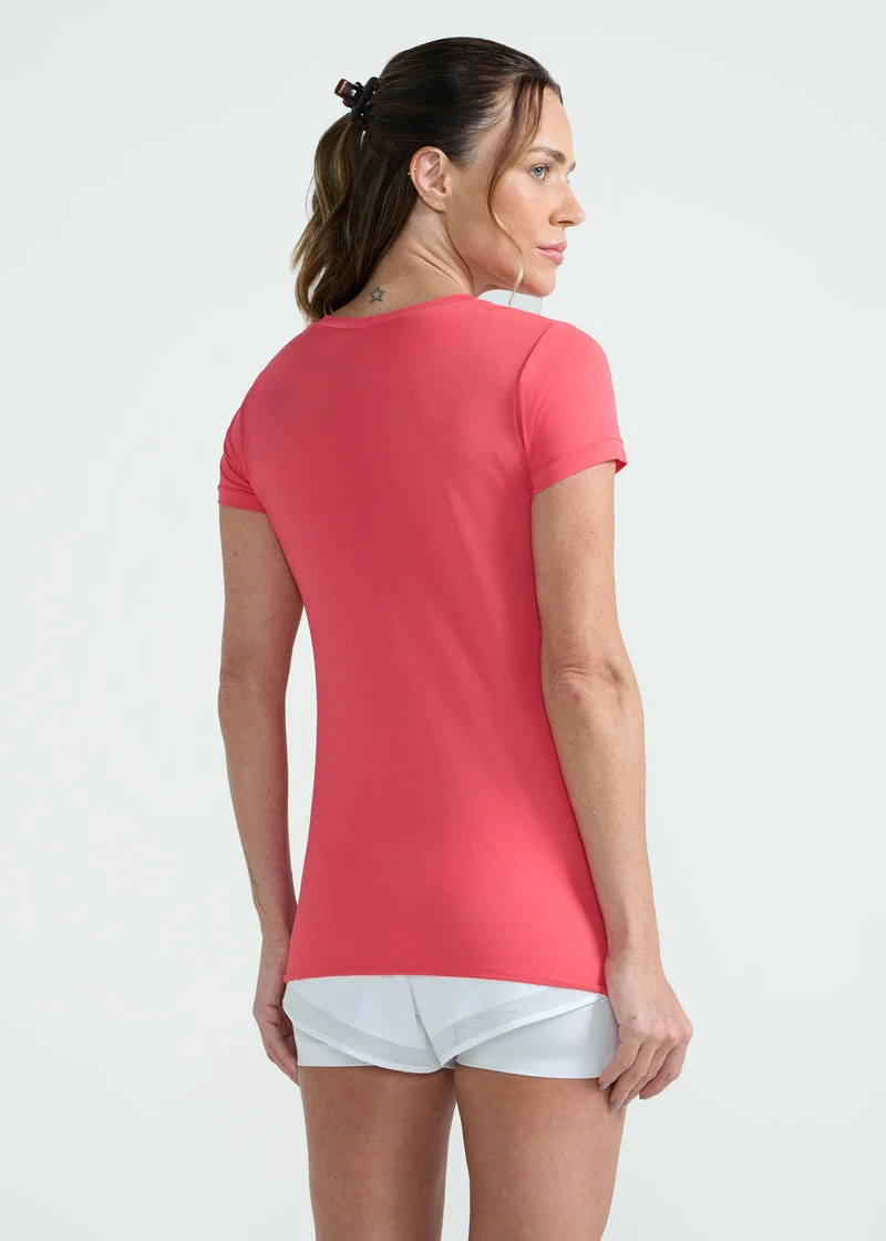 T-Shirt Mulher Manga Curta Thermodry Garden