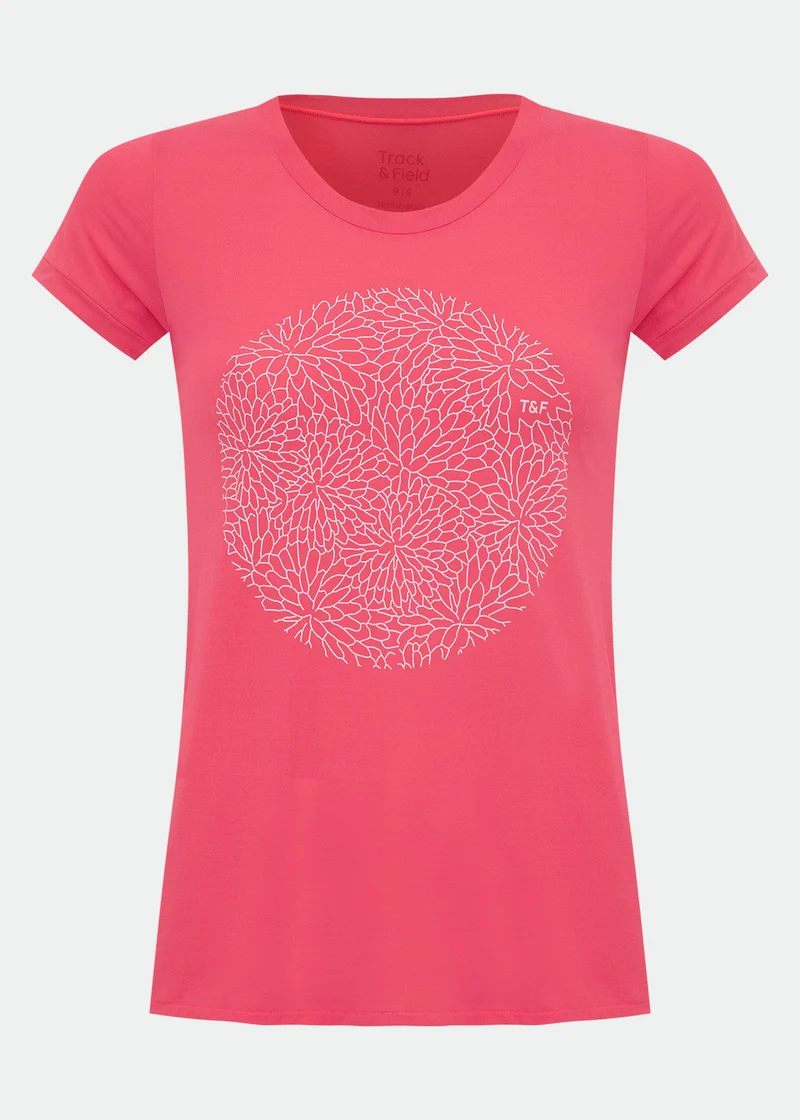 T-Shirt Mulher Manga Curta Thermodry Garden