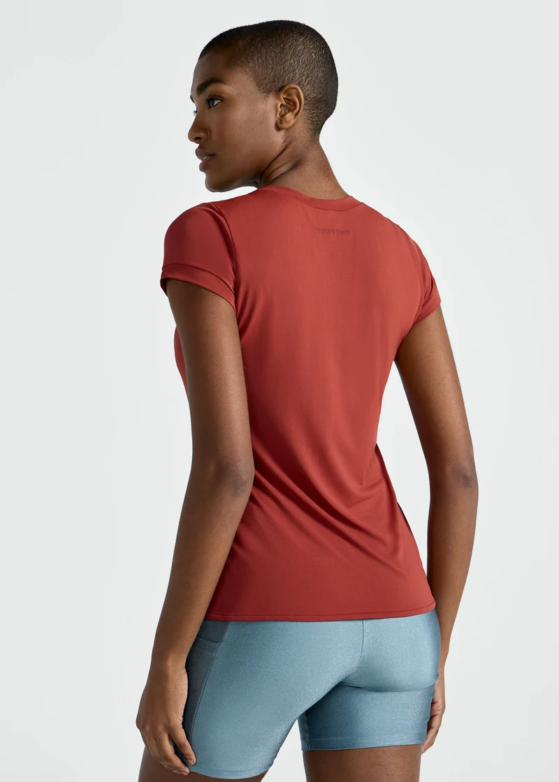 T-Shirt Mulher Manga Curta Thermodry