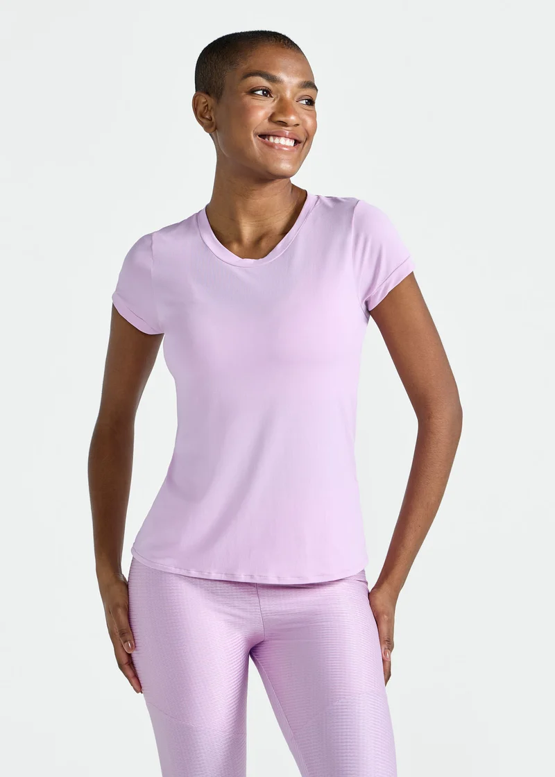 T-Shirt Mulher Manga Curta Thermodry